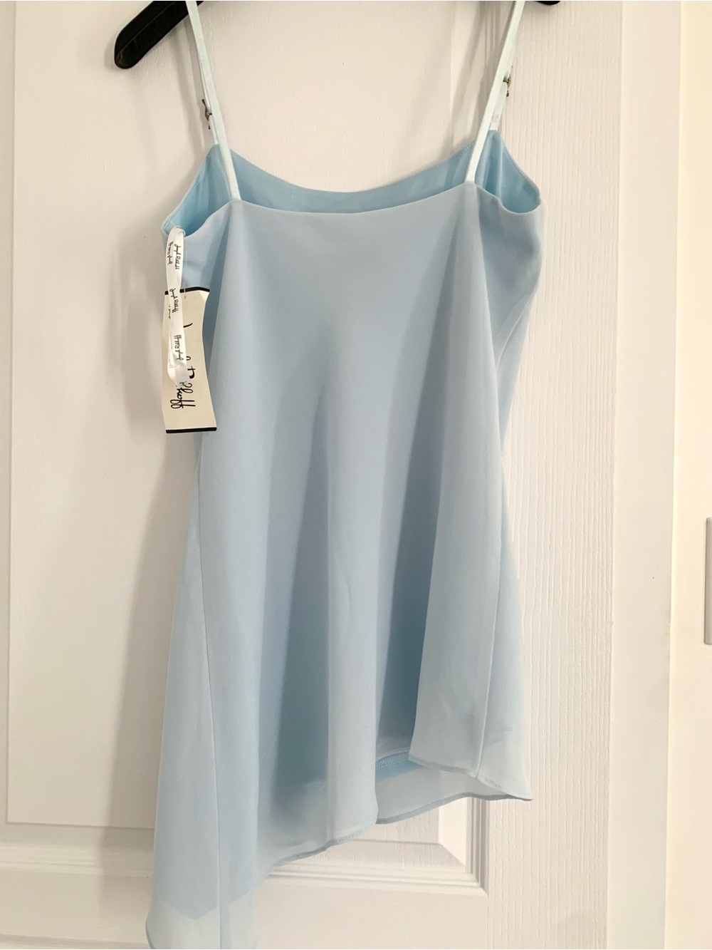 Light Blue Slip Cami Top with shawl by Joseph Ribkoff - Picture 5 of 7